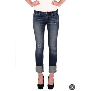 Henry & Belle Lila Straight Distressed Jean 28